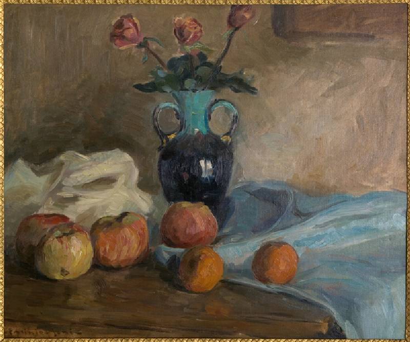 Still Life about 1920 (oil on canvas attached on a cardboard) from Casimiro Jodi