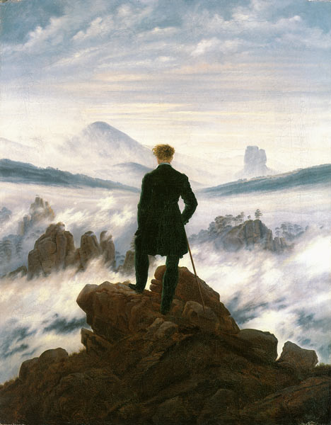 Der Wanderer über dem Nebelmeer from Caspar David Friedrich