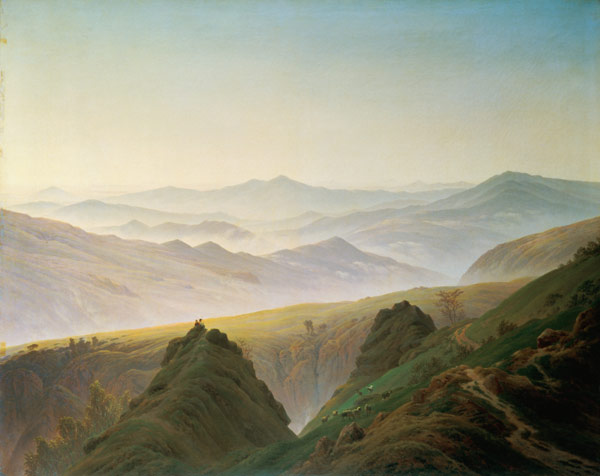 Der Morgen im Gebirge from Caspar David Friedrich