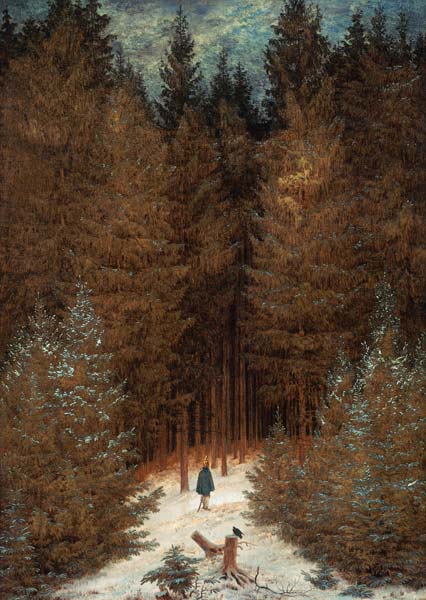 Der Chasseur im Walde from Caspar David Friedrich