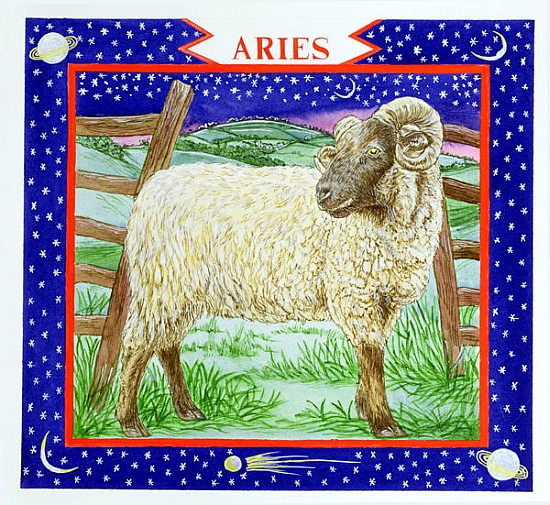Aries (w/c on paper)  from Catherine  Bradbury