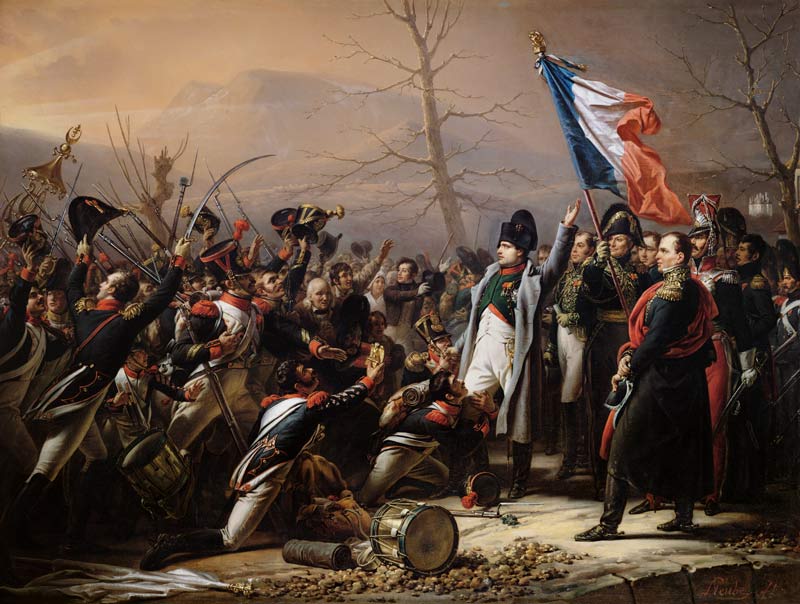 Die Rückkehr Napoleons von der Insel Elba im Februar 1815. from Charles Baron von Steuben