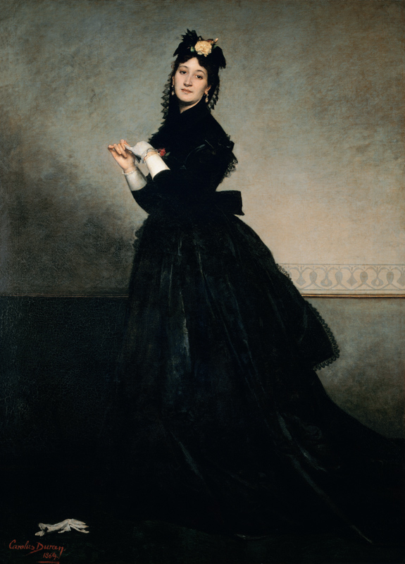 Die Dame mit dem Handschuh (Madame Carolus-Duran) from Charles Durant