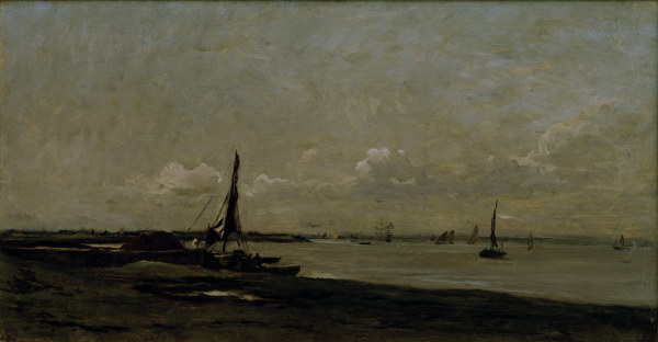 Daubigny / Mouth of the Thames / c. 1870 from Charles-François Daubigny