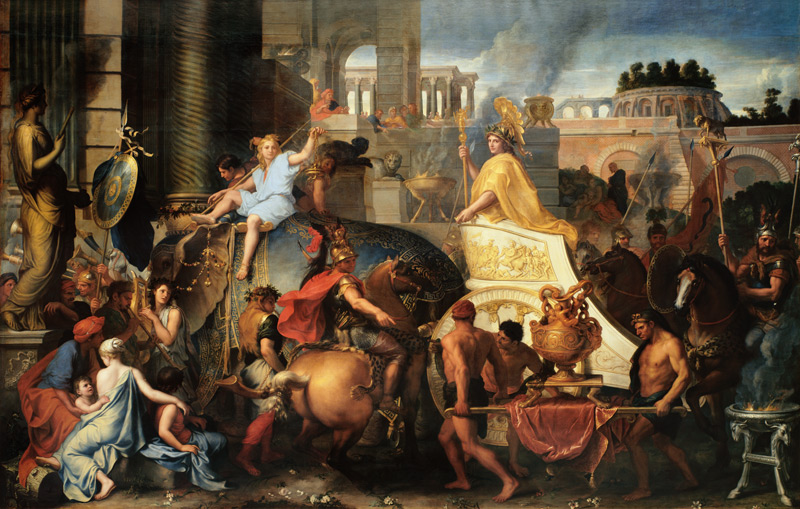 Der Einzug Alexanders d. Gr. in Babylon from Charles Le Brun