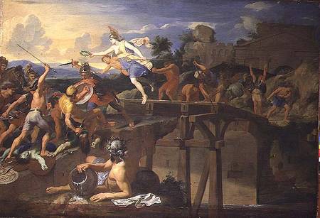 Horatius Cocles Defending the Bridge from Charles Le Brun