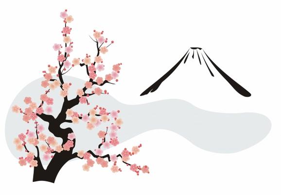 Kirschblüte vor dem Mount Fuji from Charlotte Erpenbeck