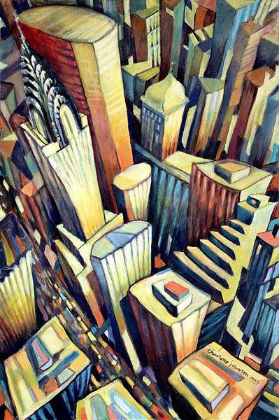 The Chrysler Building, 1993 (oil on canvas)  1993