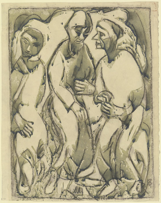 Drei stehende Männer from Christian Rohlfs