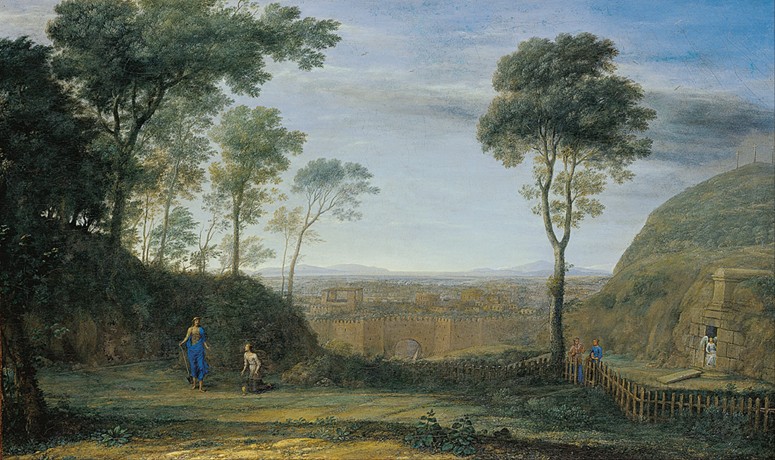 Christ appearing to St. Mary Magdalene (Noli me tangere) from Claude Lorrain