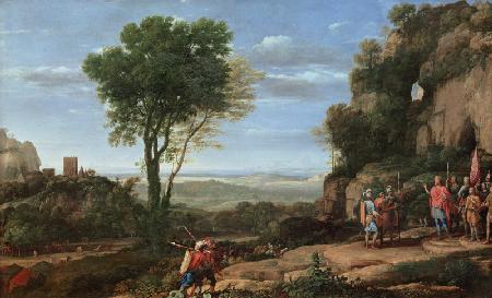 Landschaft mit David und den drei Heroen