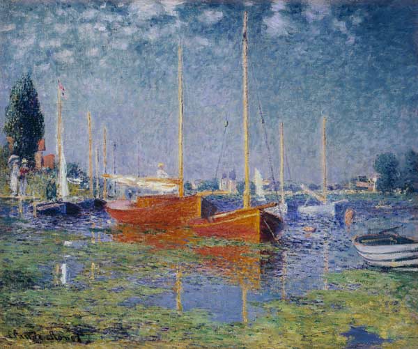 Die roten Boote, Argenteuil from Claude Monet