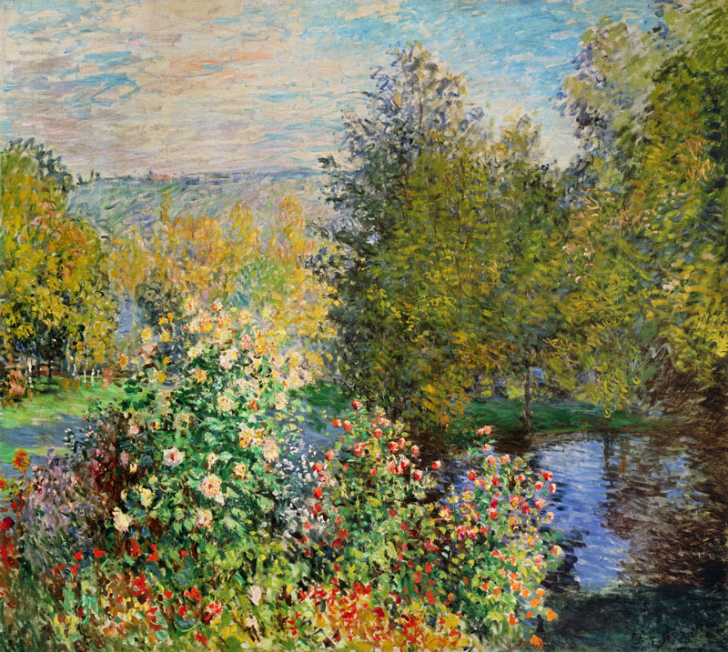 A Corner of the Garden at Montgeron from Claude Monet