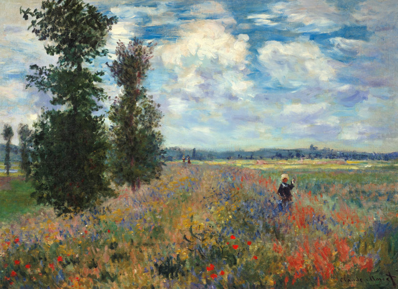 Das Mohnfeld from Claude Monet