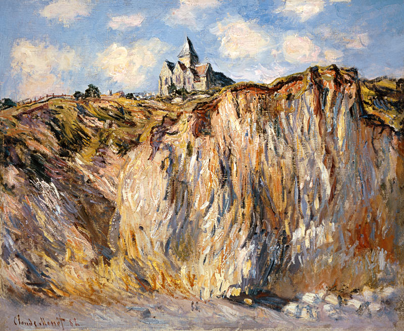 Die Kirche von Varengeville im Morgenlicht. from Claude Monet