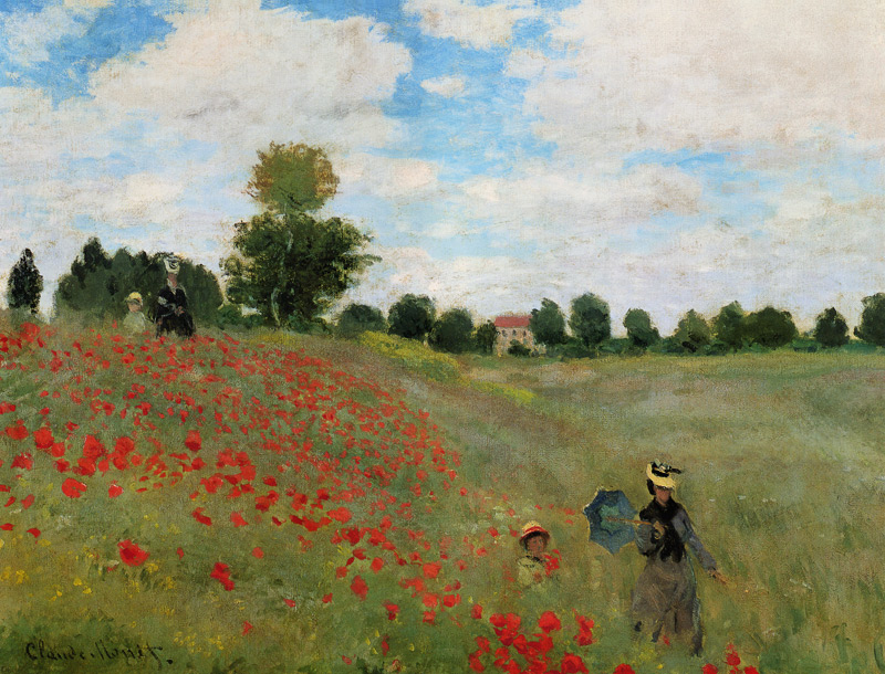 Klatschmohn in der Gegend von Argenteuil from Claude Monet