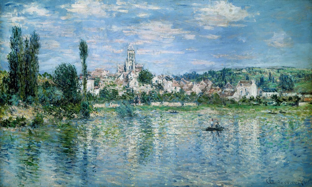 Vetheuil im Sommer  ("Vue de Vetheuil, ete") from Claude Monet
