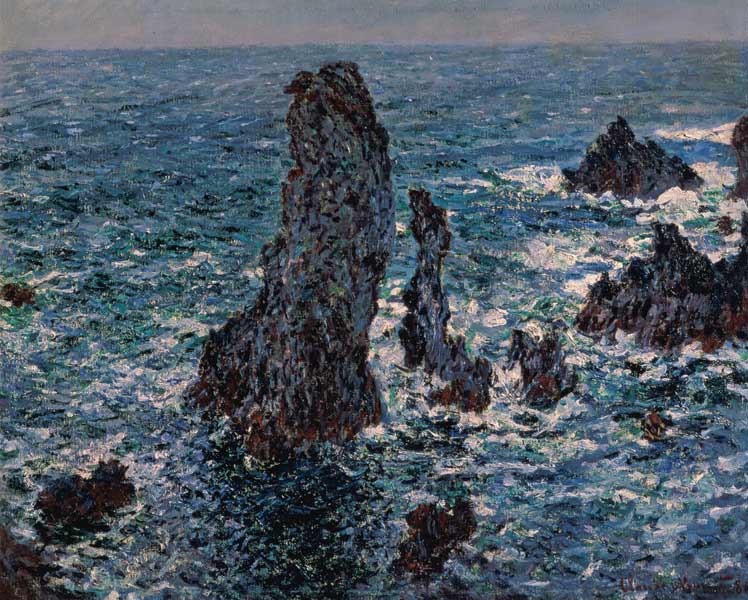 Die Felsen der Belle Isle from Claude Monet