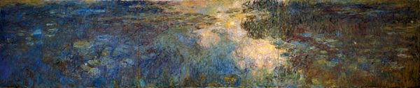 Le bassin aux nymphéas, Triptychon from Claude Monet