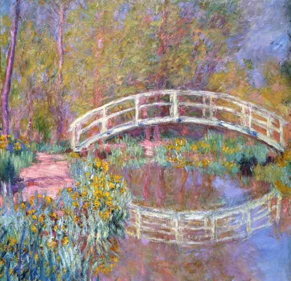 Brücke in Monets Garten (Pont dans le Jardin de Monet). 1895-96 from Claude Monet