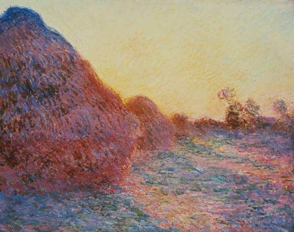 Strohschober im Sonnenlicht. from Claude Monet