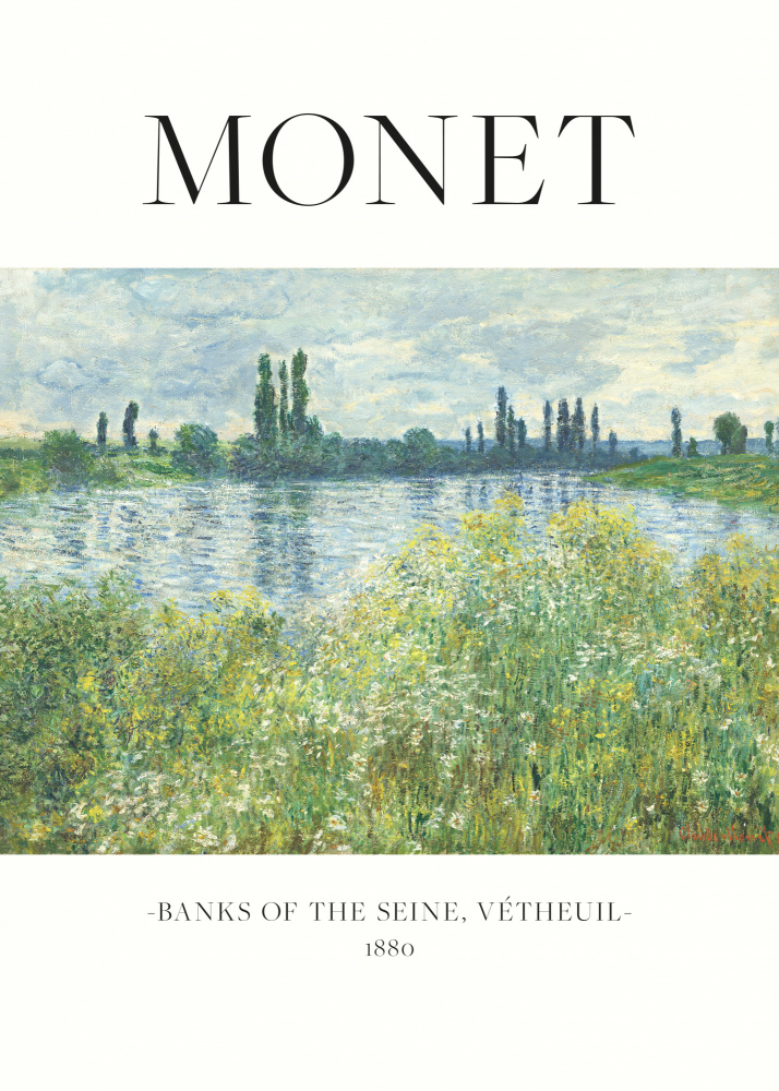 Ufer der Seine from Claude Monet