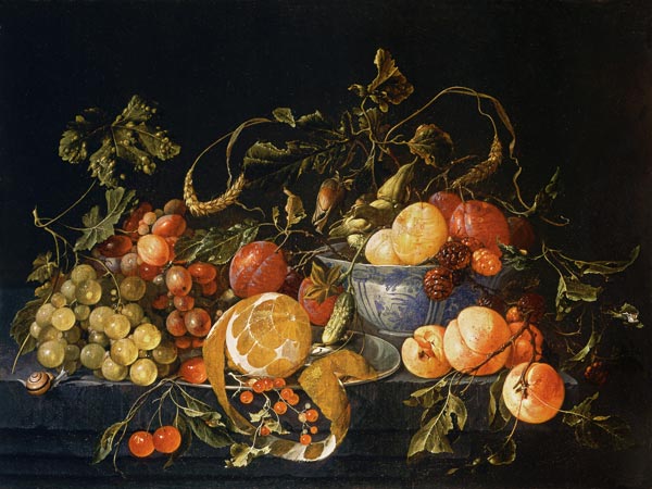 A Still Life of Fruit from Cornelis de Heem