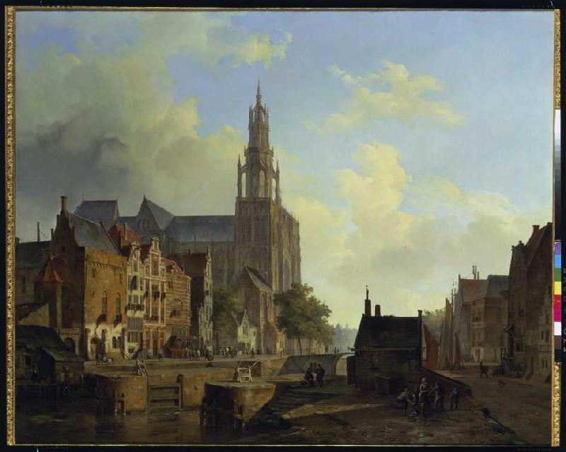 Fantasieansicht von Antwerpen from Cornelius Springer