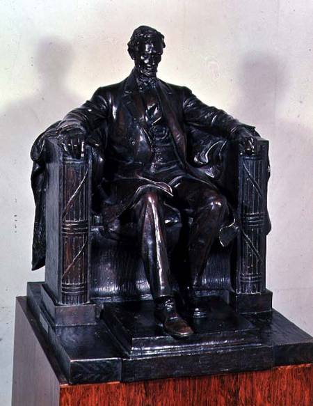 Abraham Lincoln (1809-65) Sixteenth President of the United States of America from Daniel Chester French