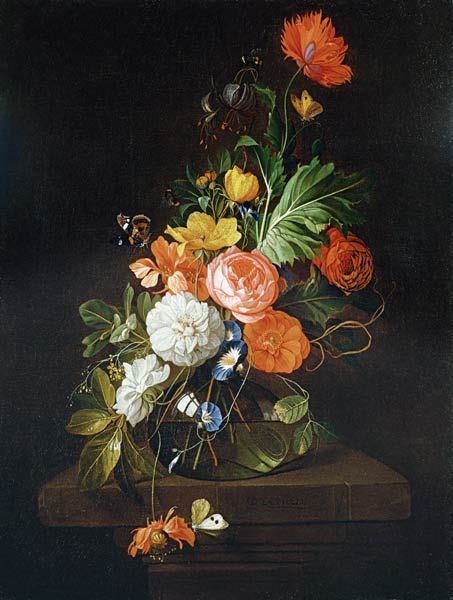 Still Life of Flowers from David de II Heem