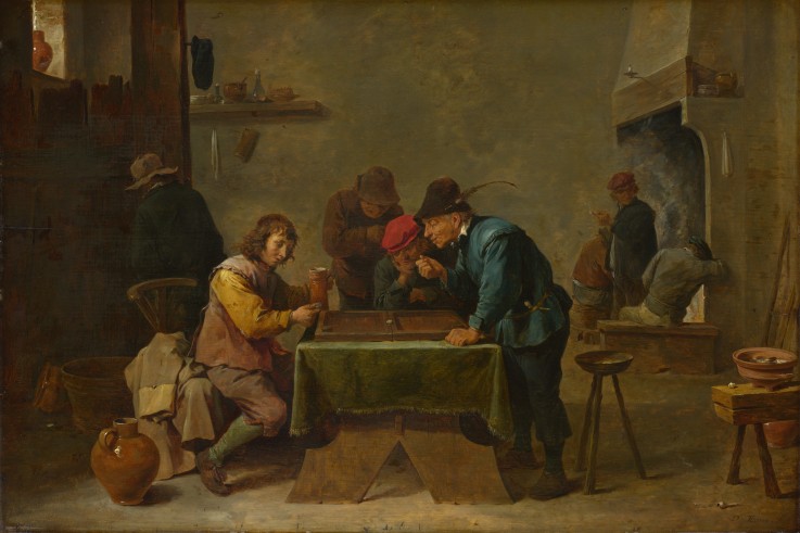 Backgammon Players from David Teniers