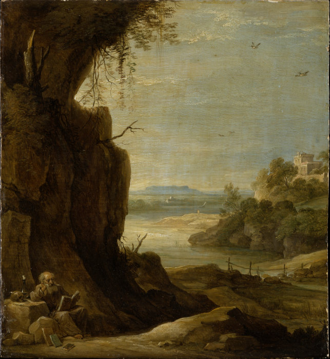 Südliche Landschaft mit Antonius dem Einsiedler from David Teniers d. J.