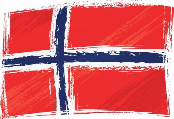 Grunge Norway flag from Dawid Krupa