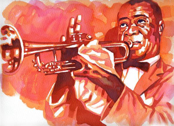 Louis Armstrong
42 x 30 cm

