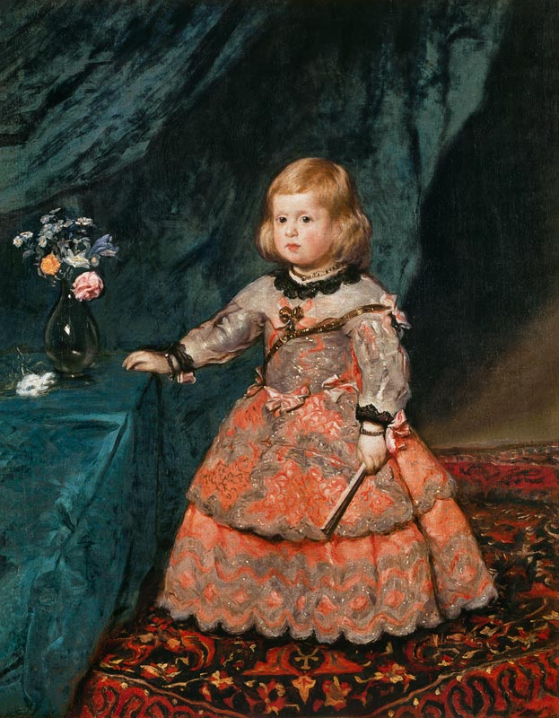 Die Infantin Margareta Theresia from Diego Rodriguez de Silva y Velázquez
