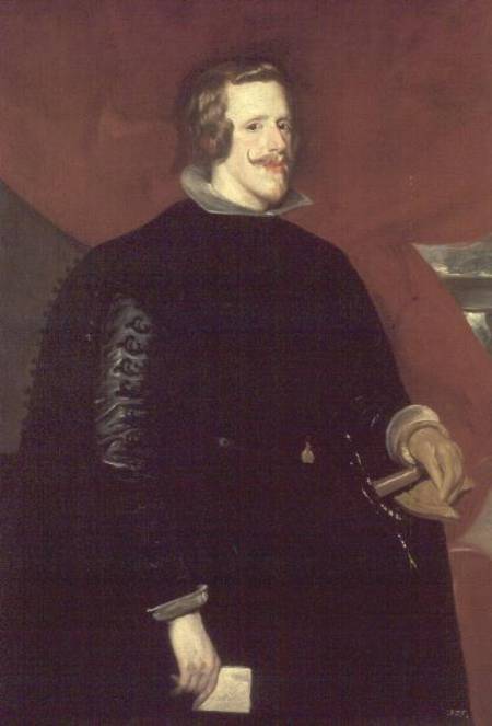 King Philip IV of Spain (1605-65) from Diego Rodriguez de Silva y Velázquez