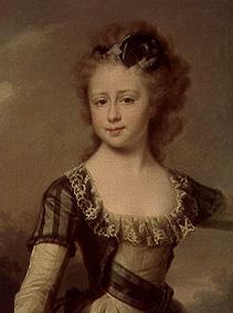 Bildnis der Großfürstin Maria Pawlowna. from Dimitrij Grigorjewitsch Lewizkij