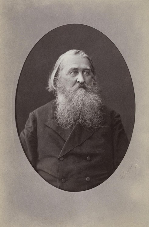 Portrait of the poet Aleksey Nikolayevich Pleshcheyev (1825-1893) from Dimitrij Grigorjewitsch Lewizkij