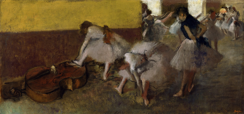 Dancers in the Green Room from Edgar Degas