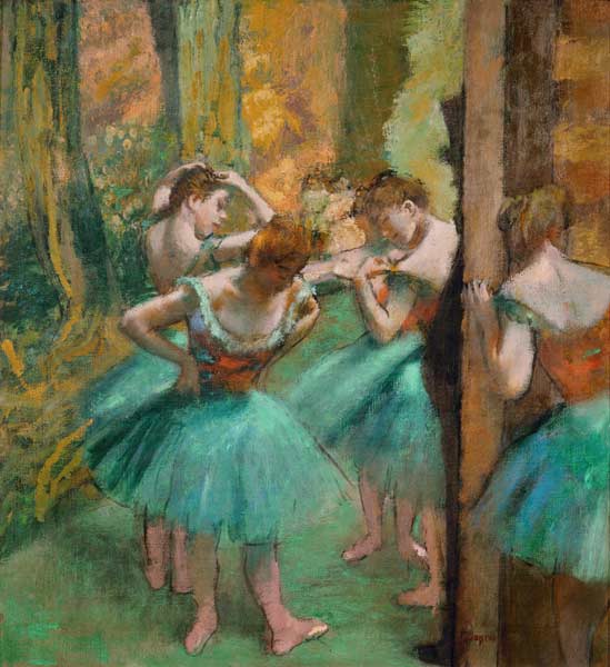 Tänzerinnen in Rosa und Grün from Edgar Degas