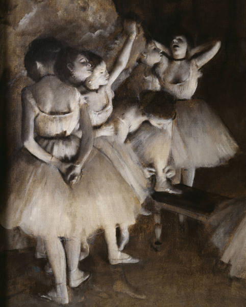 E.Degas, Ballettprobe auf der Buehne from Edgar Degas