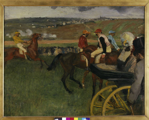 E.Degas, Pferderennbahn / um 1877-80 from Edgar Degas