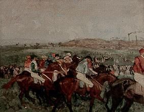 Vor dem Pferderennen from Edgar Degas
