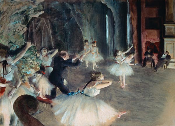 Bühnenprobe from Edgar Degas