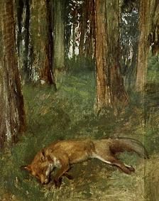Toter Fuchs. from Edgar Degas