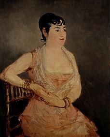 Dame in Rosa (Madame Marlin) from Edouard Manet