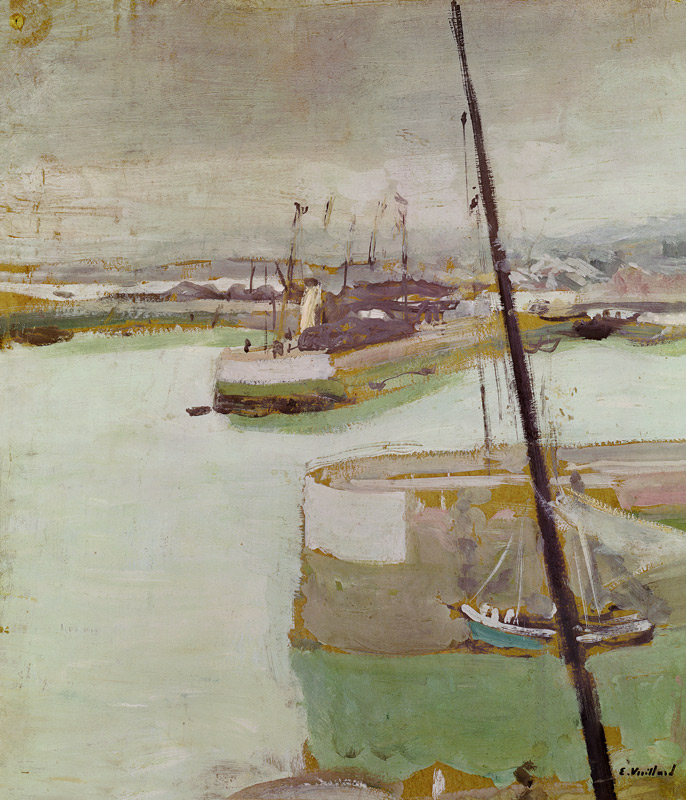 The Port of Honfleur, 1919 (oil on canvas)  from Edouard Vuillard