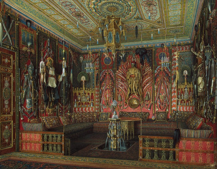 Turkish Room in the Catherine Palace in Tsarskoye Selo from Eduard Hau