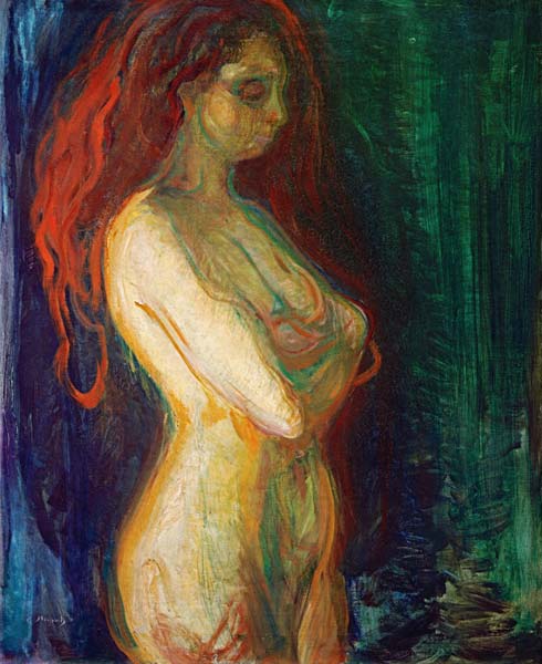 Female Nude Study from Edvard Munch