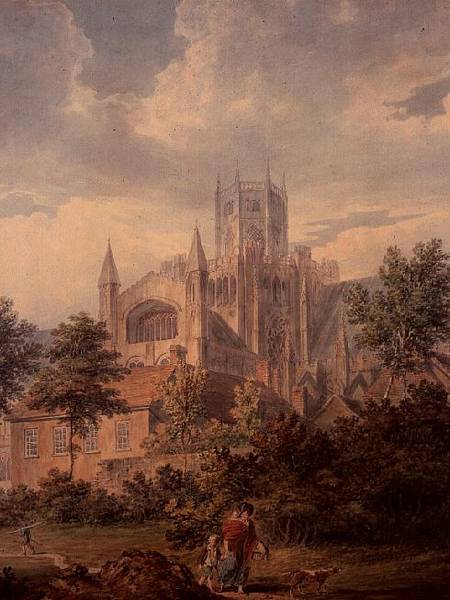 Ely Cathedral from the South East (detail) from Edward Dayes